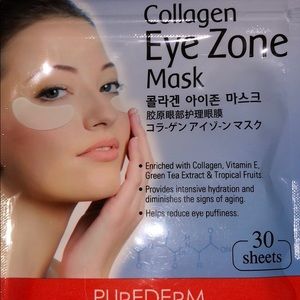 🍭NWT! 30 SHEETS! PUREDERM COLLAGEN EYE ZONE MASK